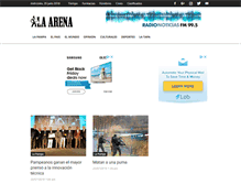 Tablet Screenshot of laarena.com.ar
